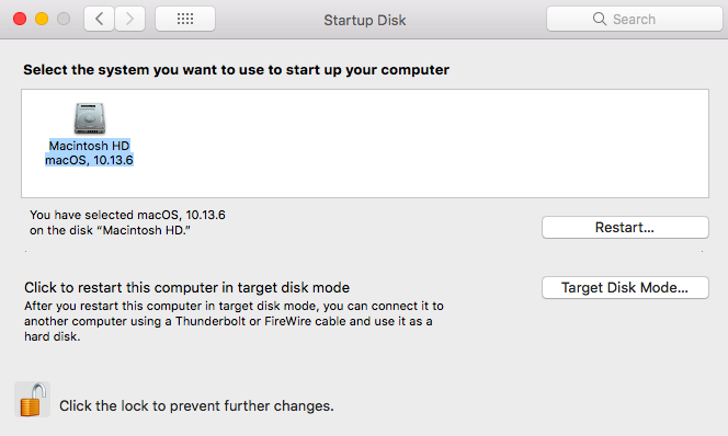 mac question mark folder - reset disk