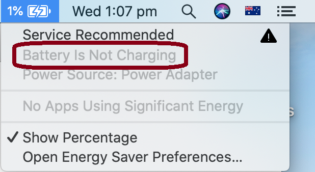 apple macbook pro charging problems