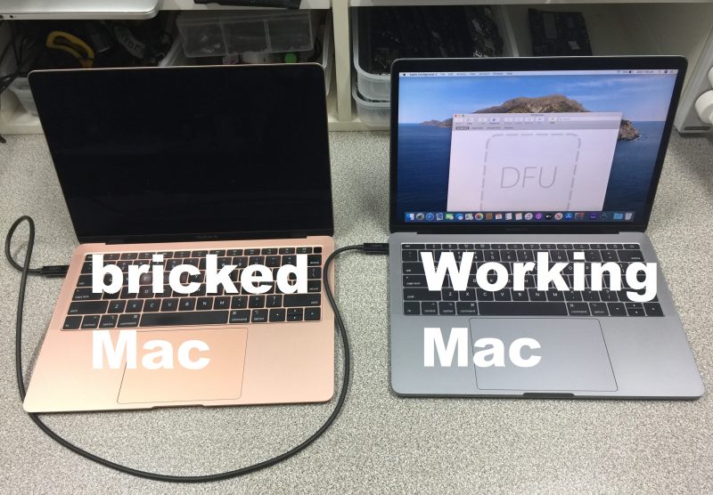 MacBook won't turne on - caused by corrupted T2 chip firmware