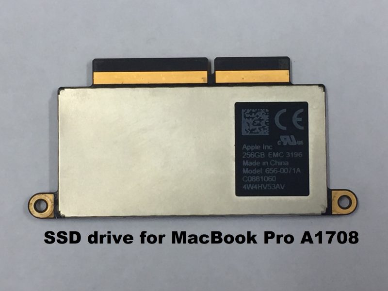 SSD drive for MacBook Pro A1708