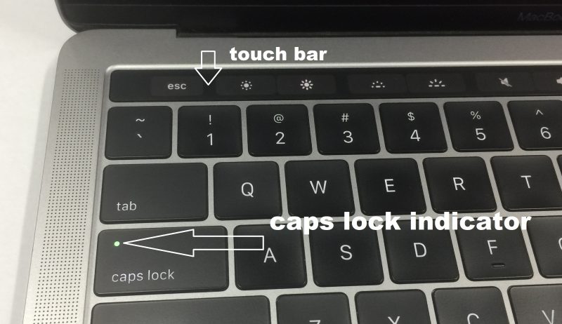 caps lock indicator
