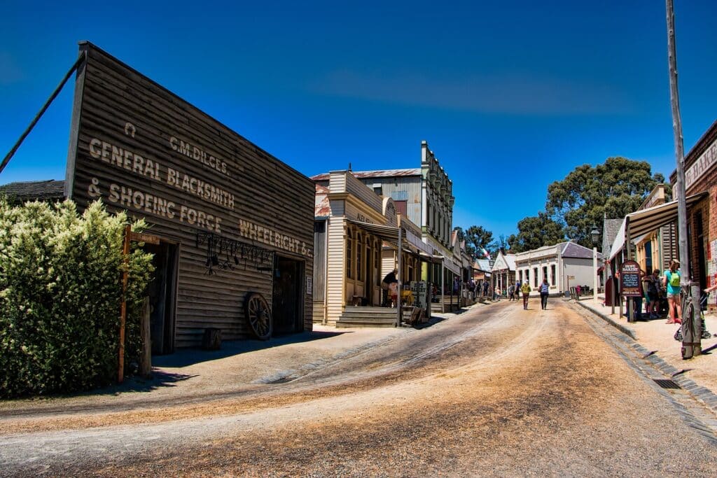 Sovereign Hill in Ballarat Victoria